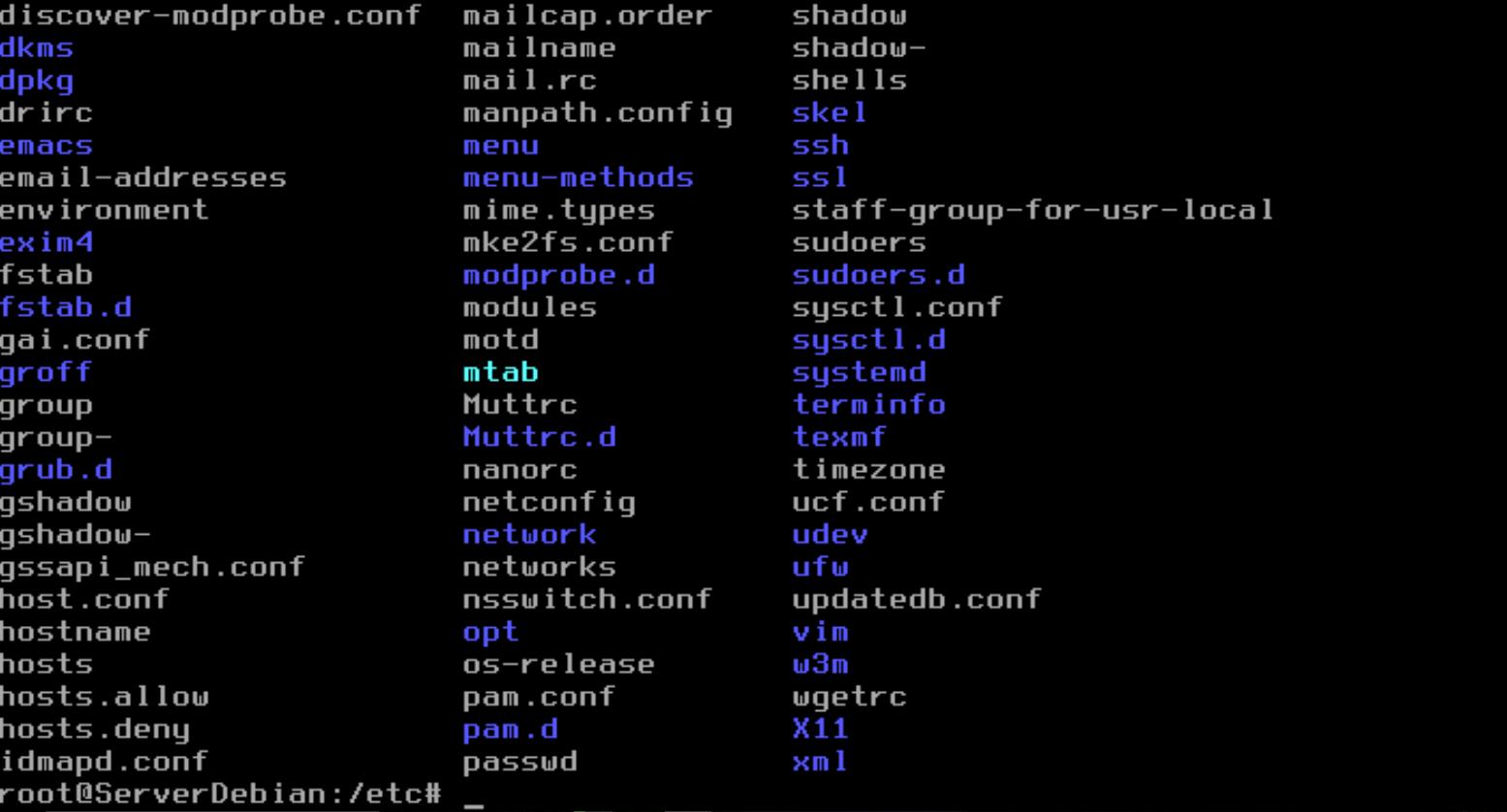 Efeito na listagem após alteração de bashrc