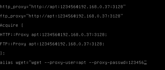 Debian - Configurar autenticação no Proxy