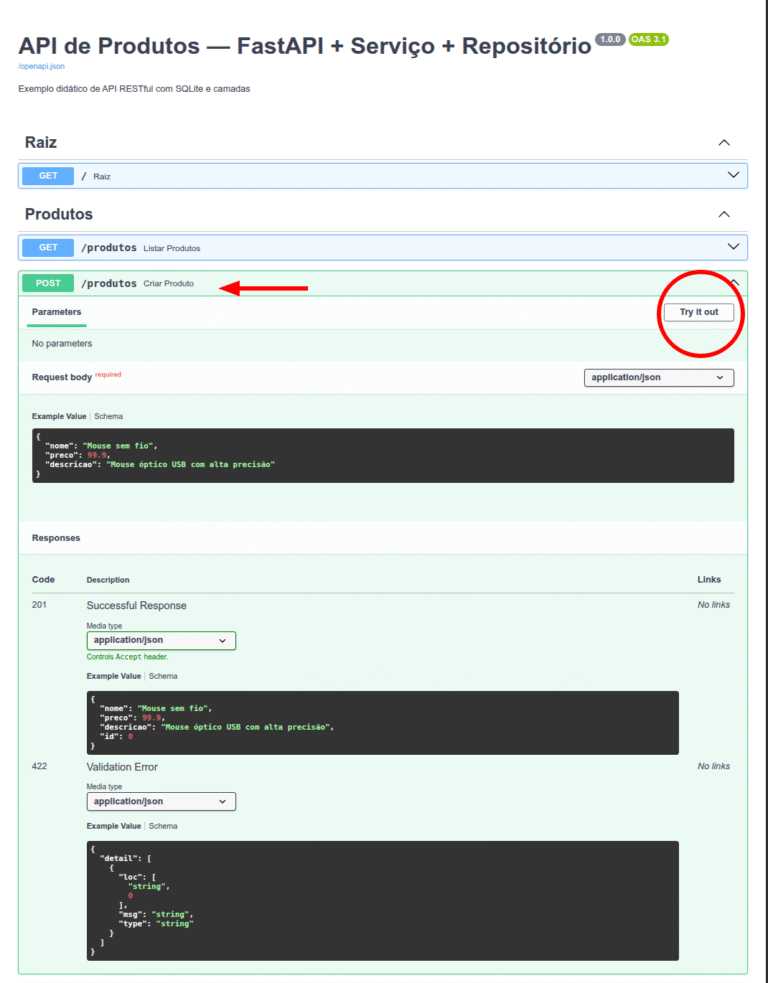 Construindo uma API RESTful em Python com FastAPI - Página do Alê